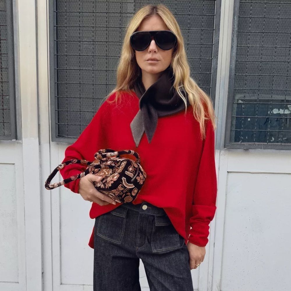 ZARA WOOL CAPE BODY JUMPER